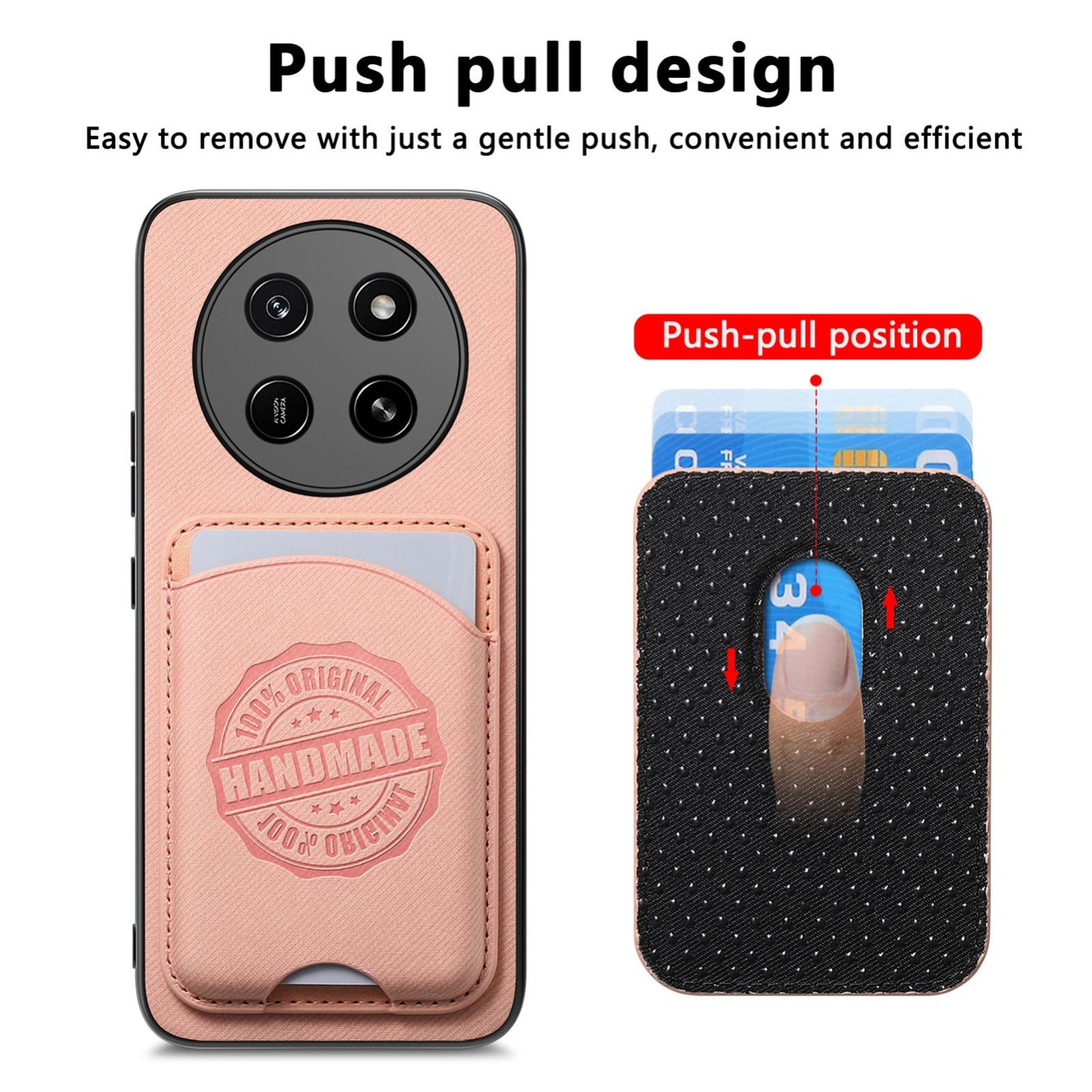 For Honor X80 Pro Max 5G Twill Fabric Leather-Skin Magnetic Card Bag Phone Case(Pink)