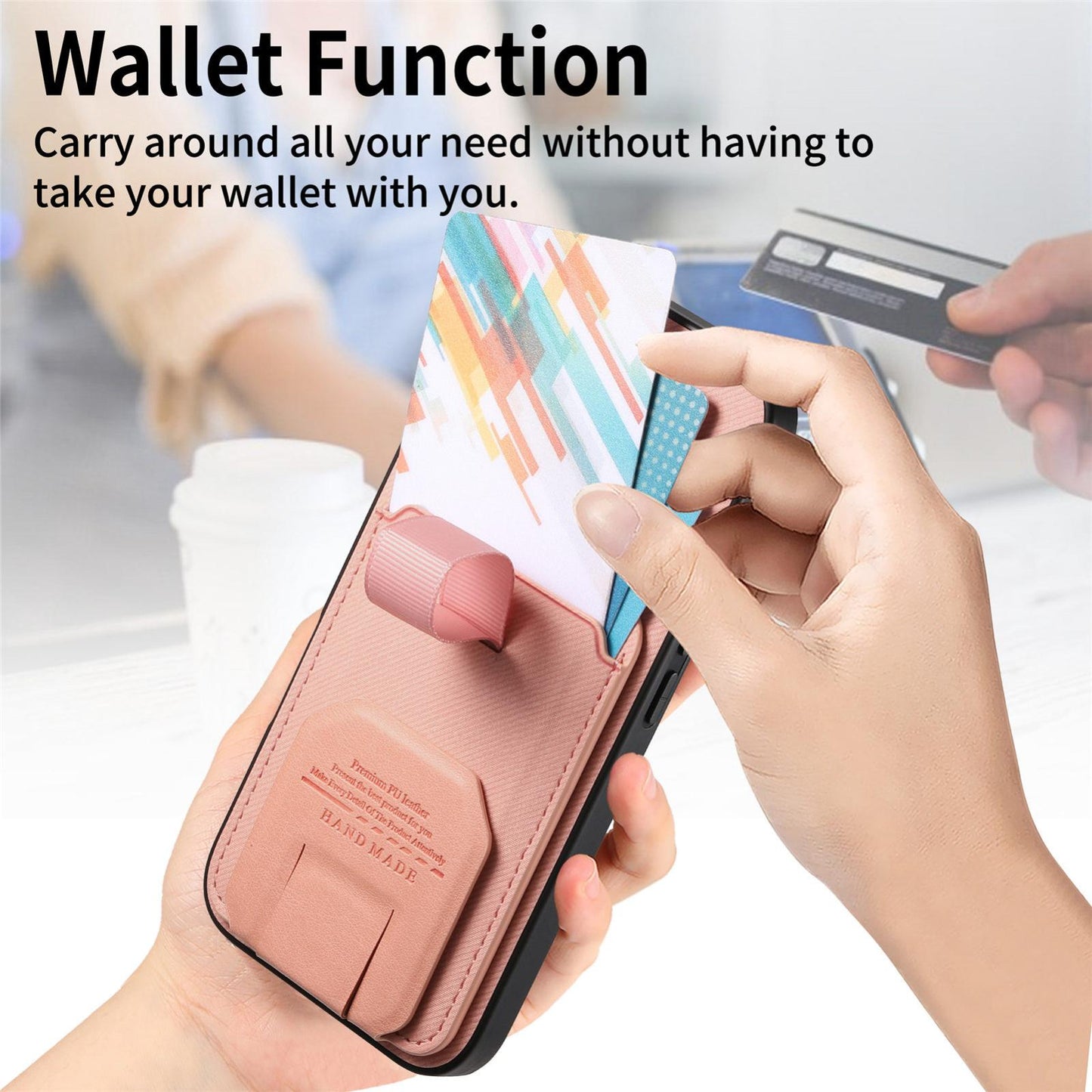 For Honor X80 Pro Max 5G Twill Fabric Card Bag Fold Holder Phone Case(Pink)