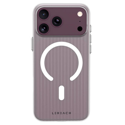 For iPhone 18 Pro Max LeReach TOC Icicle Series Ice Mist Double-Sided Non-Slip Magnetic Phone Case(White)