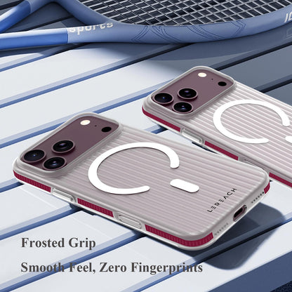 For iPhone 18 Pro Max LeReach TOC Icicle Series Ice Mist Double-Sided Non-Slip Magnetic Phone Case(White)