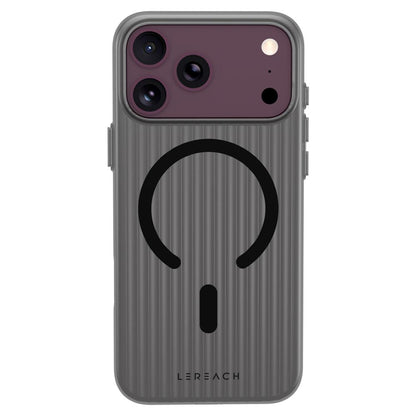 For iPhone 18 Pro Max LeReach TOC Icicle Series Ice Mist Double-Sided Non-Slip Magnetic Phone Case(Black)