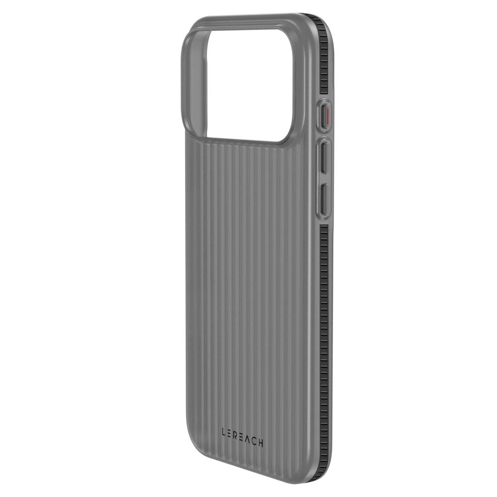 For iPhone 18 Pro Max LeReach TOC Icicle Series Ice Mist Double-Sided Non-Slip Phone Case(Black)