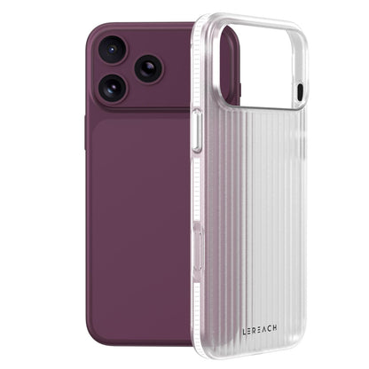 For iPhone 18 Pro Max LeReach TOC Icicle Series Ice Mist Double-Sided Non-Slip Phone Case(White)