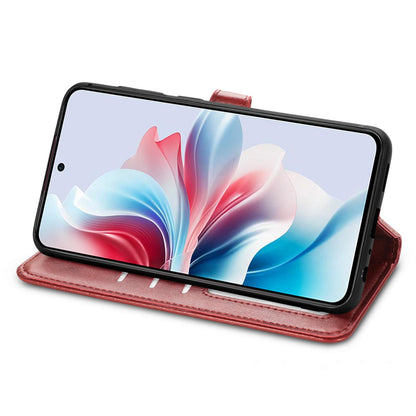 For Google Pixel 11 Pro XL Retro Solid Color Buckle Leather Phone Case(Red)