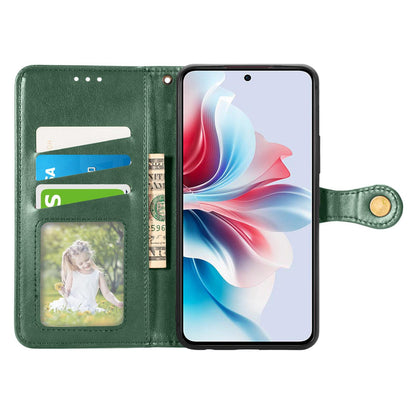 For Google Pixel 11 Pro XL Retro Solid Color Buckle Leather Phone Case(Green)