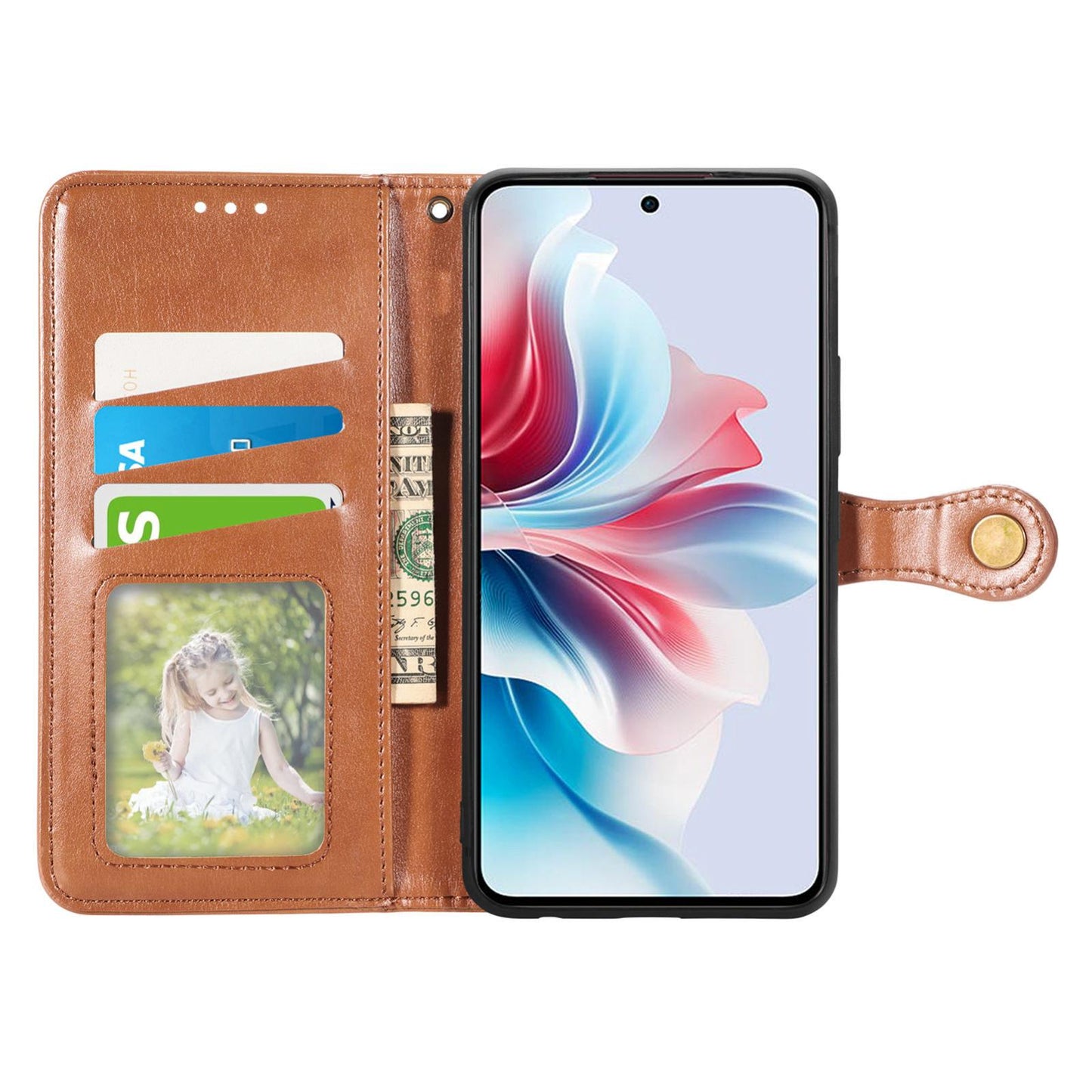 For Google Pixel 11 Pro XL Retro Solid Color Buckle Leather Phone Case(Brow)