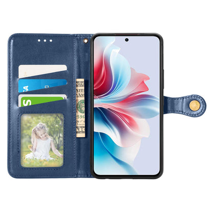 For Google Pixel 11 Pro XL Retro Solid Color Buckle Leather Phone Case(Blue)