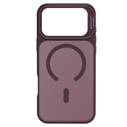 For iPhone 18 Pro Max LeReach Le-Luster Series Metal Lens Kickstand Magnetic Phone Case - Cherry Red - SYA003464402E