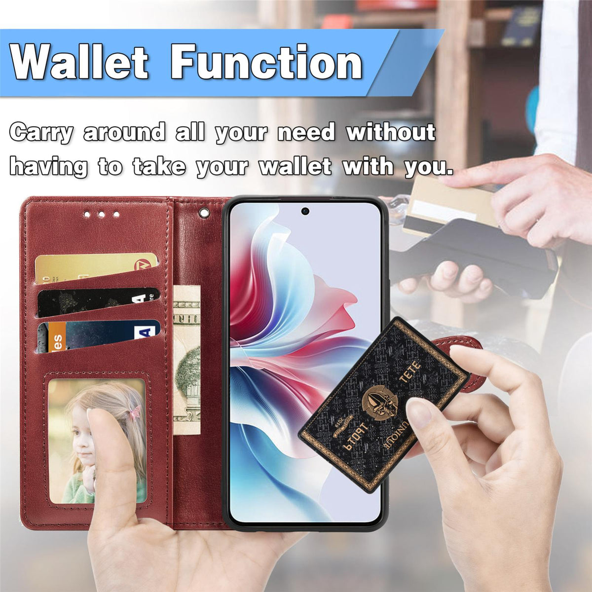 For OnePlus Ace 6 Ultra Retro Solid Color Buckle Leather Phone Case - Red - SYA003473701B