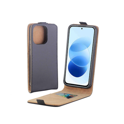 For Redmin Note 17 4G / 5G Global 163.4mm Vertical Flip Leather Case with Card Slot - Black - SYA003488802A