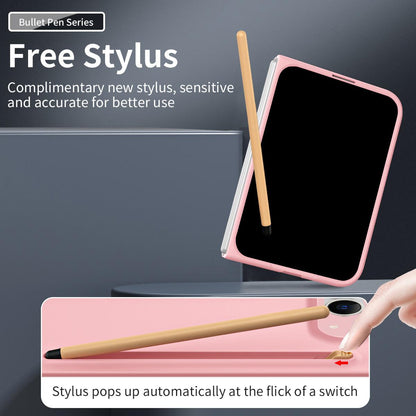 For iPhone Duo Skinfeel Shockproof Phone Case, No Pen - Pink - SYA003491001C