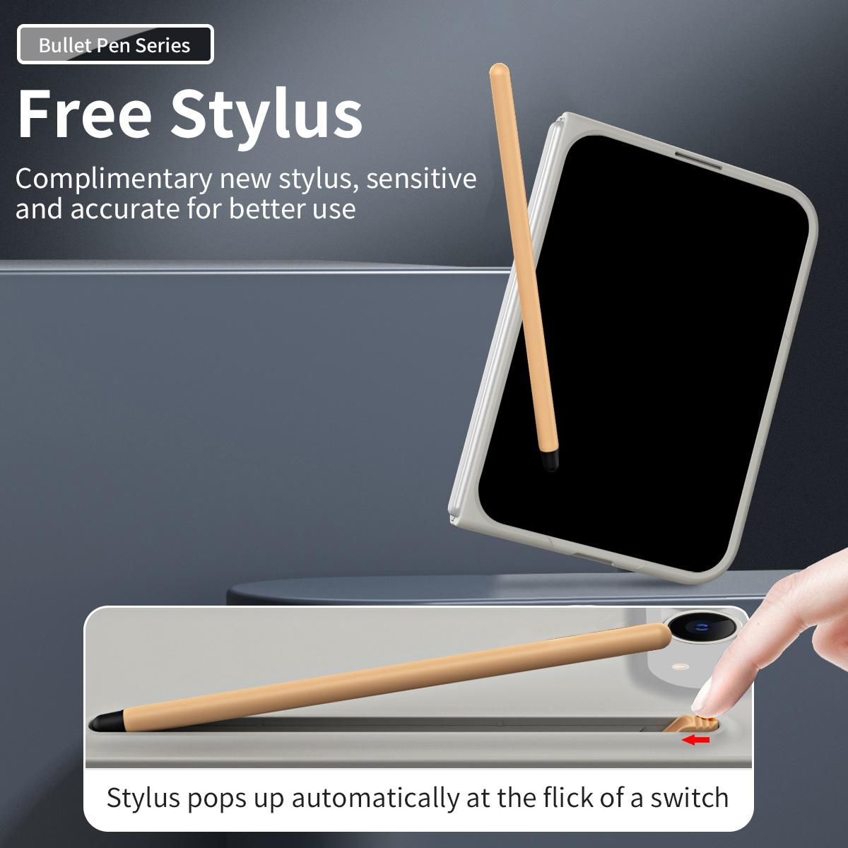 For iPhone Duo Skinfeel Shockproof Phone Case, No Pen - Light Gray - SYA003491001D