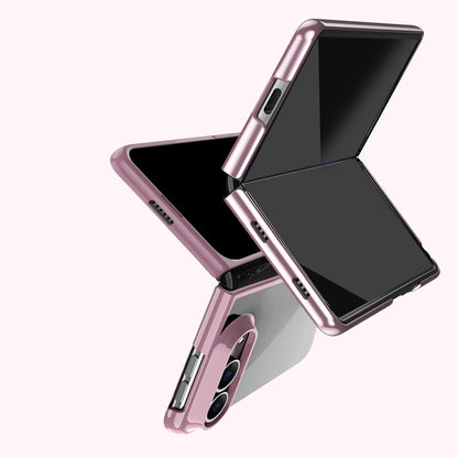 For iPhone Duo Electroplating Transparent Shockproof Phone Case - Green - SYA003492801D