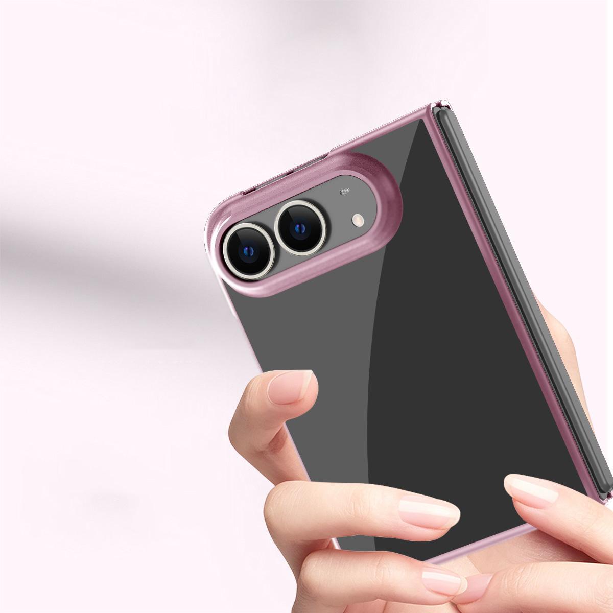 For iPhone Duo Electroplating Transparent Shockproof Phone Case - Green - SYA003492801D