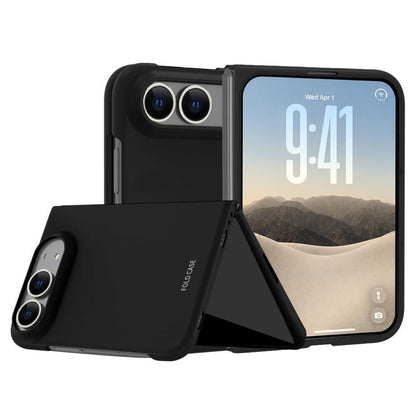 For iPhone Duo Skinfeel Electroplating All-inclusive Shockproof Phone Case - Black - SYA003493301A