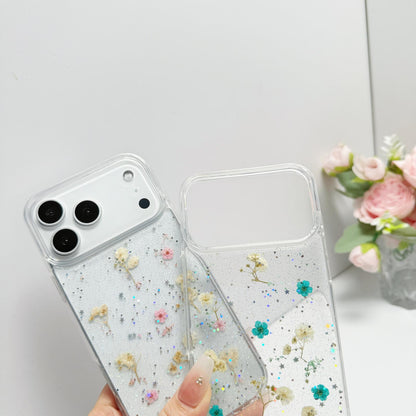 For iPhone 18 Pro Gypsophila Flowers Pattern TPU Protective Phone Case - Pink - SYA003495307A