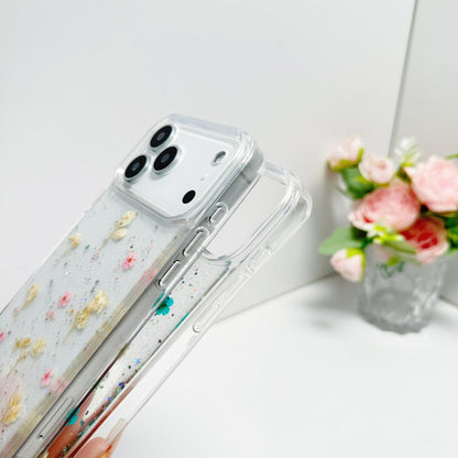 For iPhone 17 Gypsophila Flowers Pattern TPU Protective Phone Case - Pink - SYA003495305A