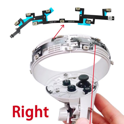For Meta Quest 2 Locating Ring Flex Cable Right With Light