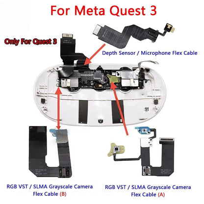 For Meta Quest 3 VR Headset Repair Parts RGB VST SLMA Cable B