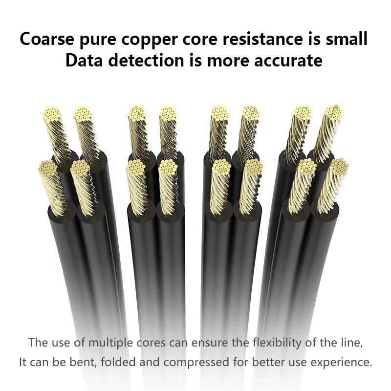 For Apple 7-16 Series Cell Phones MaAnt M064 1M 8 In 1 Power On Cable Flex Testing Line