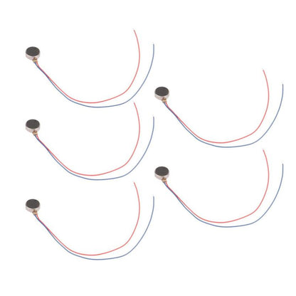 5pcs DC Flat Button Motor Toy Beauty Instrument Vibration Motor(XHXDZ-1027)