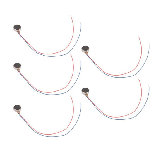 5pcs DC Flat Button Motor Toy Beauty Instrument Vibration Motor(XHXDZ-1027)