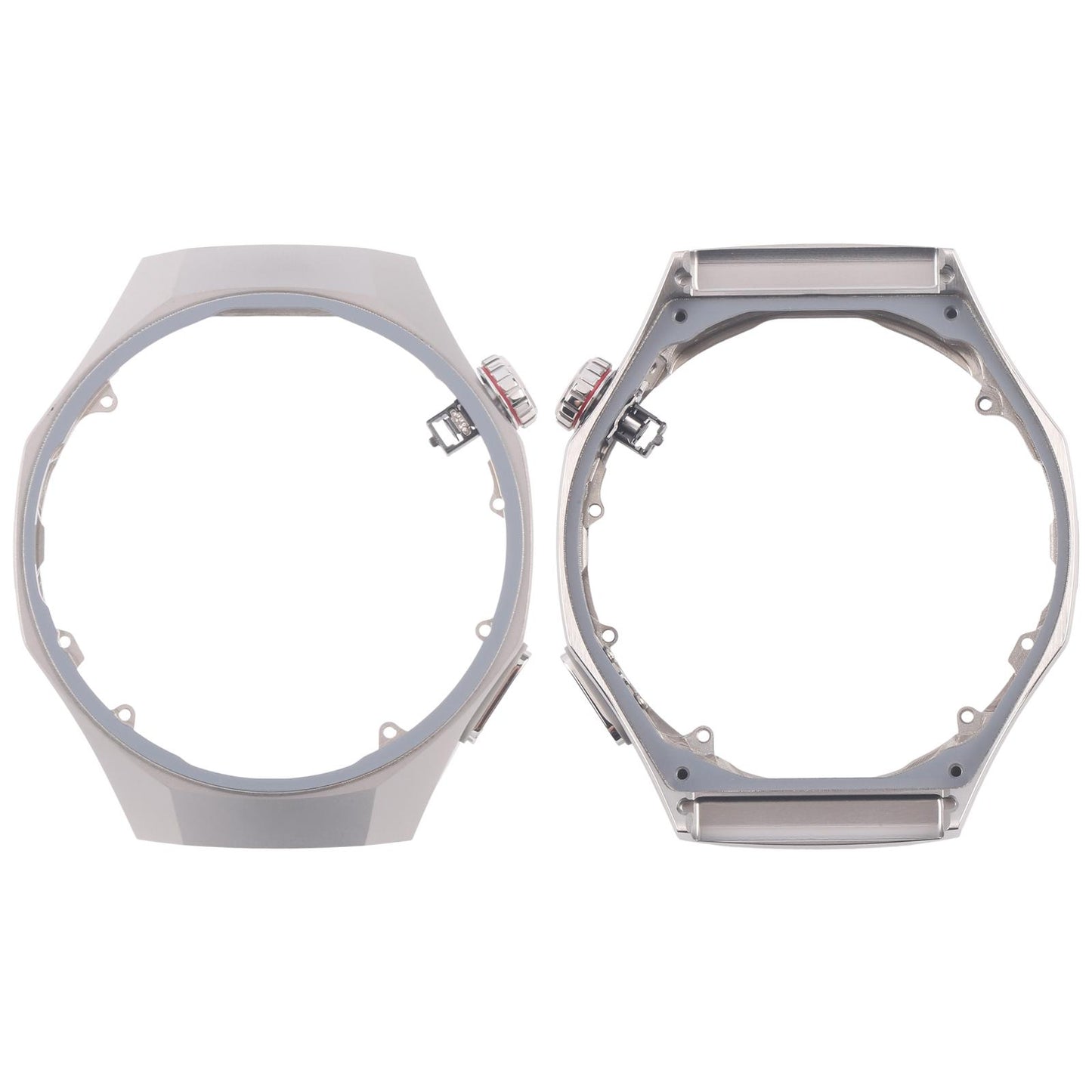 For Huawei Watch GT 5 Pro 46mm Original LCD Screen Frame Bezel Plate (Titanium Silver)